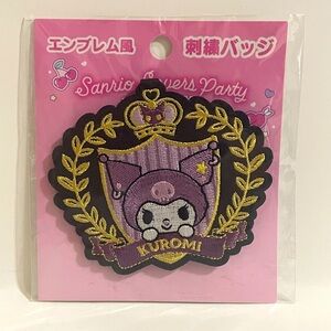 Kuromi Limited Release Embroidered Badge